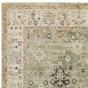 Atmacha Home & Living Rug Heriz Ornate Green - Beige/Natural - Classic Rug