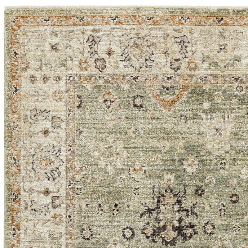 Atmacha Home & Living Rug Heriz Ornate Green - Beige/Natural - Classic Rug