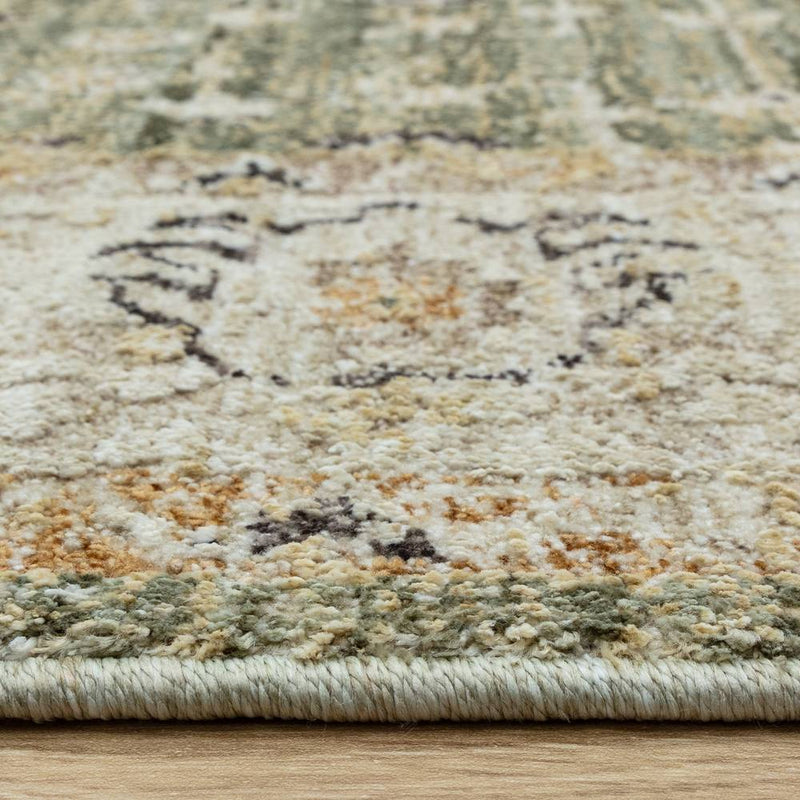 Atmacha Home & Living Rug Heriz Ornate Green - Beige/Natural - Classic Rug