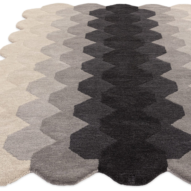 Atmacha Home & Living Rug Hive Charcoal Modern Rug