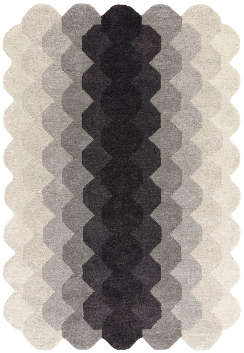 Atmacha Home & Living Rug Hive Charcoal Modern Rug