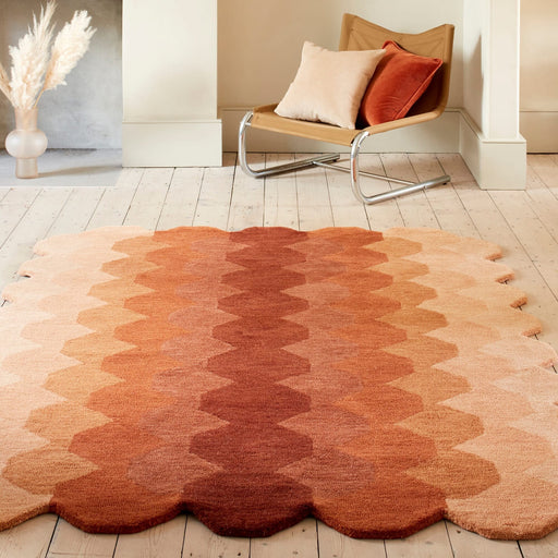 Atmacha Home & Living Rug Hive Rust Modern Rug