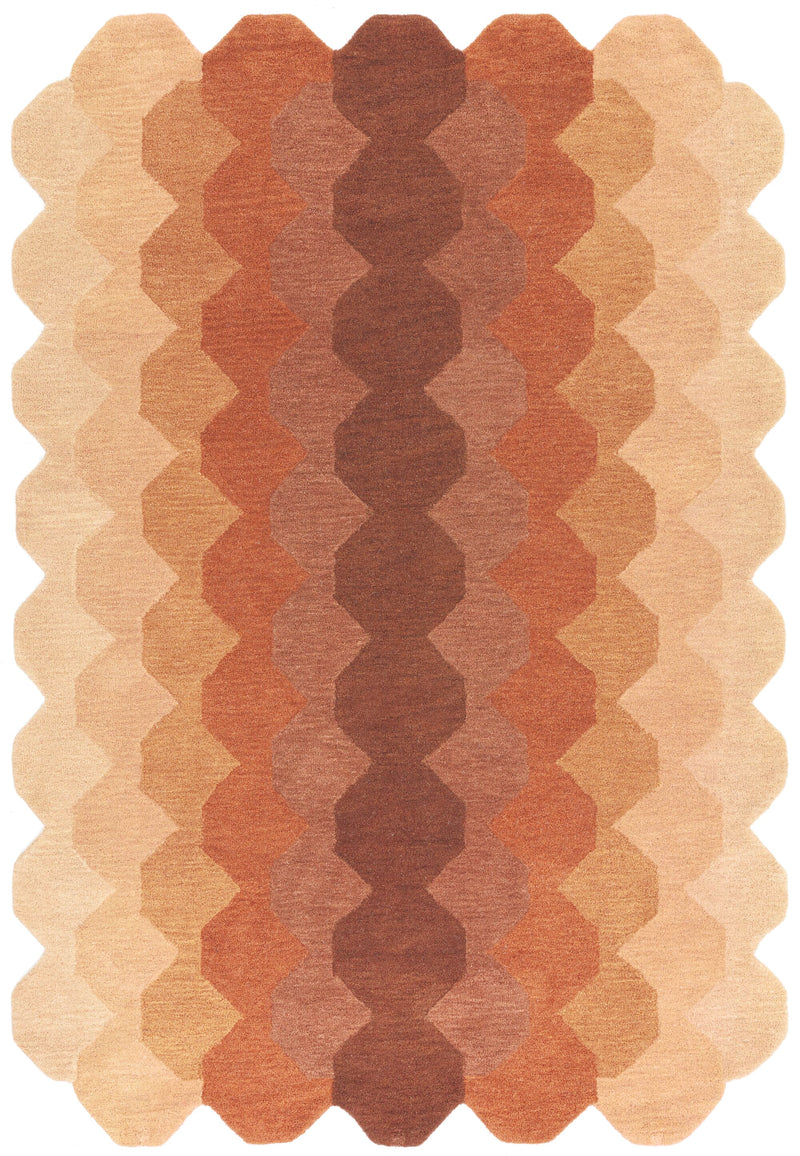 Atmacha Home & Living Rug Hive Rust Modern Rug