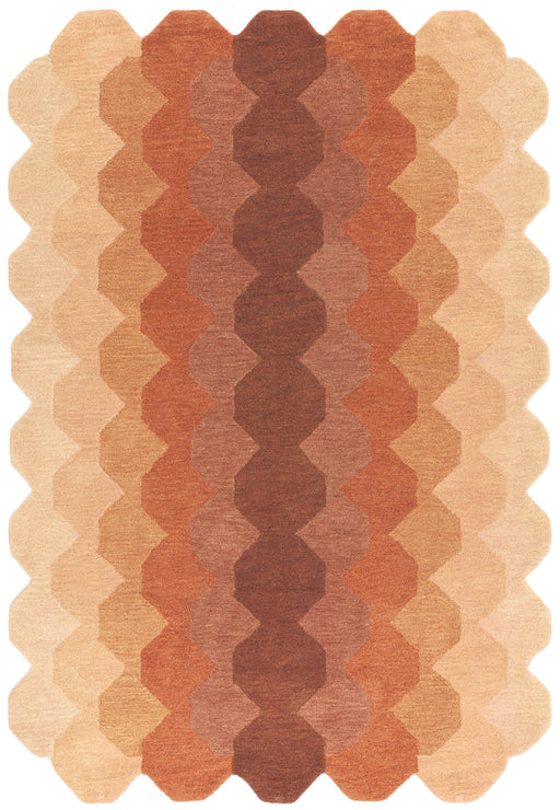 Atmacha Home & Living Rug Hive Rust Modern Rug