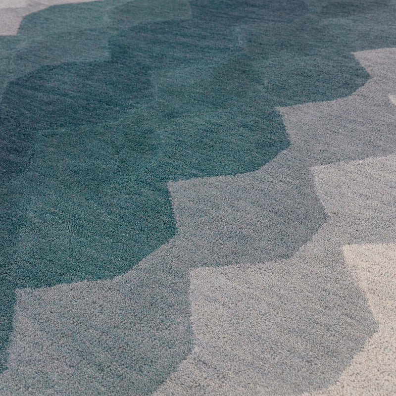 Atmacha Home & Living Rug Hive Teal Modern Rug