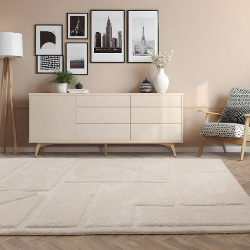 Atmacha Home & Living Rug Horizon Ivory Modern Rug