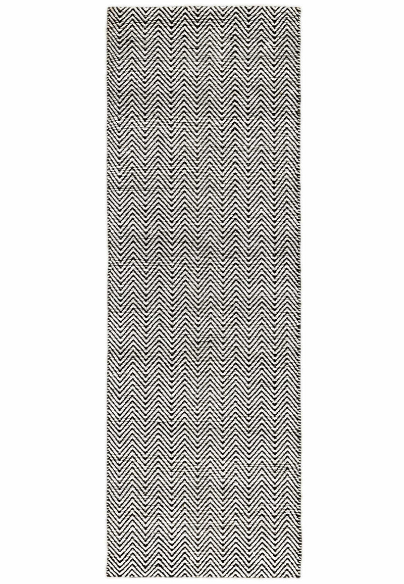 Atmacha Home & Living Rug Ives Black/White Flatweave Rug