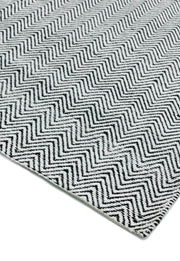 Atmacha Home & Living Rug Ives Black/White Flatweave Rug