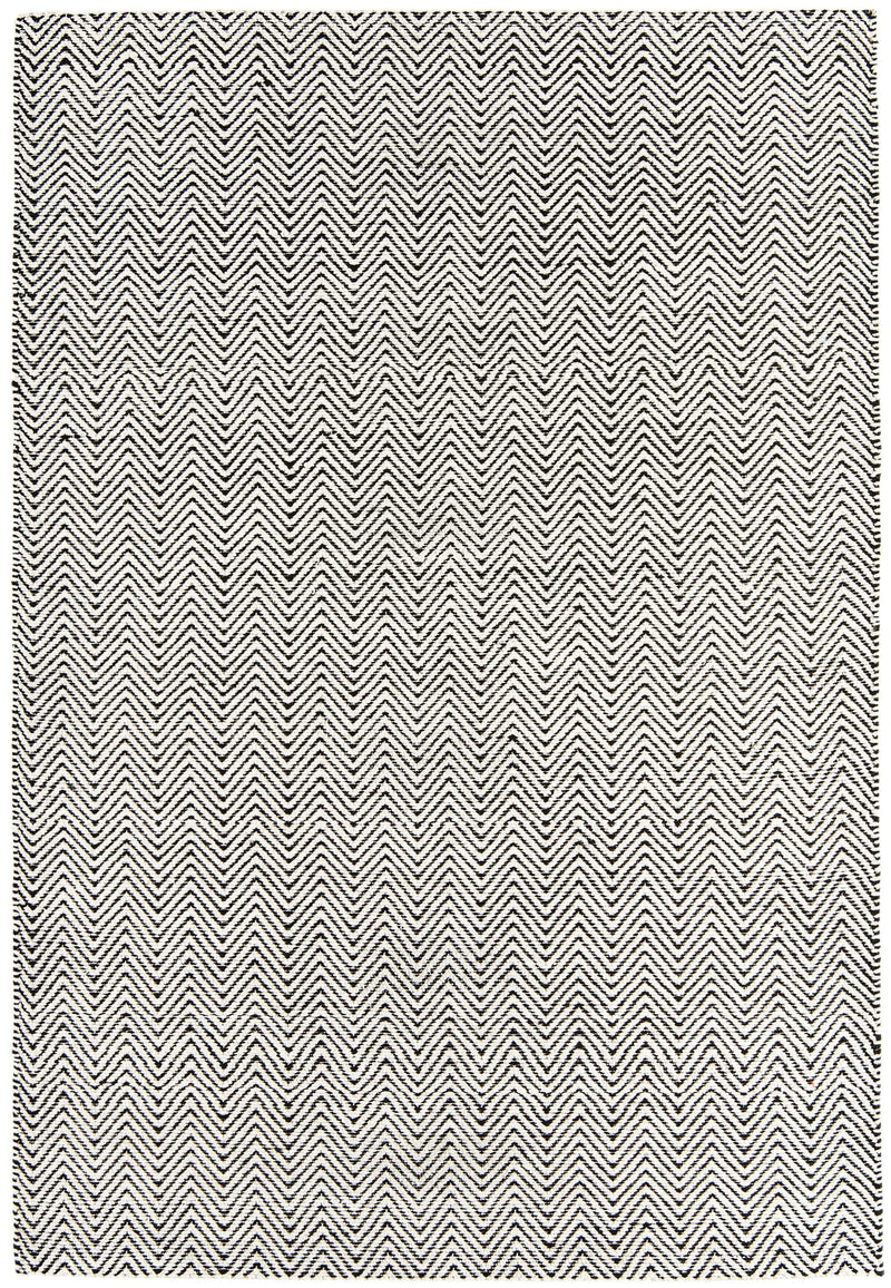 Atmacha Home & Living Rug Ives Black/White Flatweave Rug