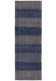 Atmacha Home & Living Rug Ives Navy Blue Flatweave Rug