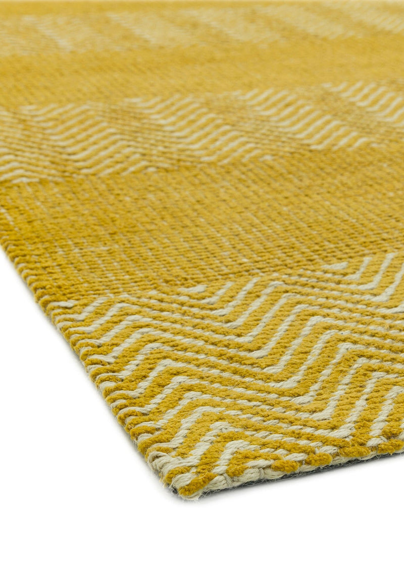 Atmacha Home & Living Rug Ives Yellow Flatweave Rug