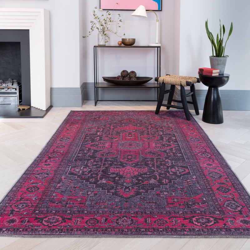 Atmacha Home & Living Rug Kaya Alya KY16 - Pink - Classic Rug