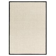 Atmacha Home & Living Rug Korra Double Loop Charcoal Cream - Beige/Natural - Flatweave Rug