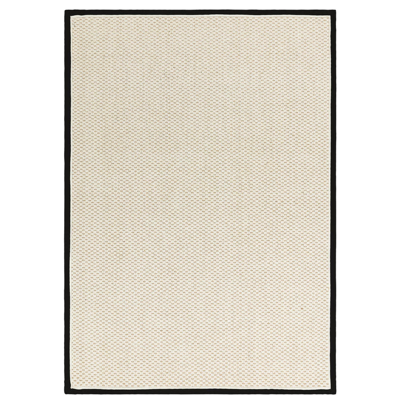 Atmacha Home & Living Rug Korra Double Loop Charcoal Cream - Beige/Natural - Flatweave Rug