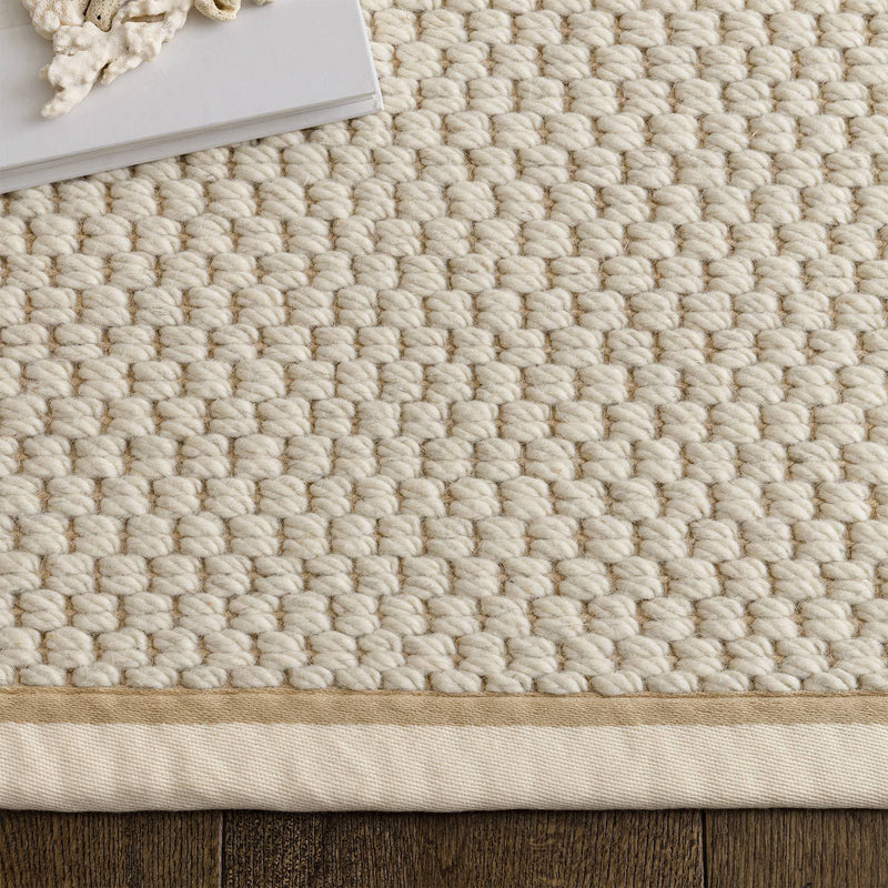 Atmacha Home & Living Rug Korra Double Loop Cream Linen - Beige/Natural - Flatweave Rug