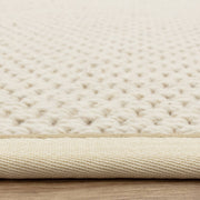 Atmacha Home & Living Rug Korra Double Loop Cream Linen - Beige/Natural - Flatweave Rug