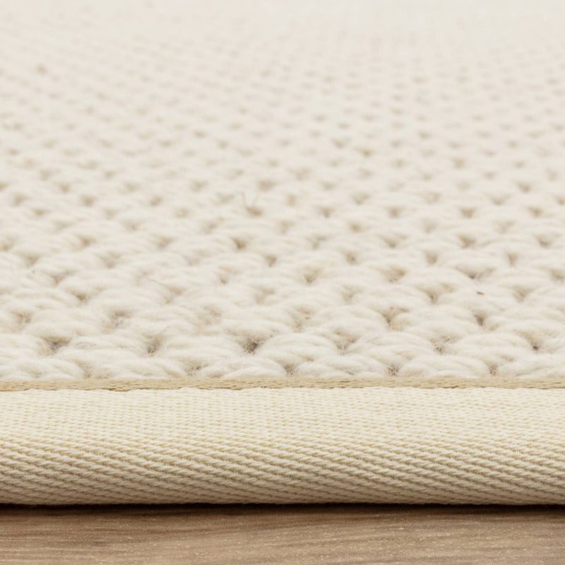 Atmacha Home & Living Rug Korra Double Loop Cream Linen - Beige/Natural - Flatweave Rug