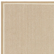 Atmacha Home & Living Rug Korra Loop Linen Cream - Beige/Natural - Flatweave Rug