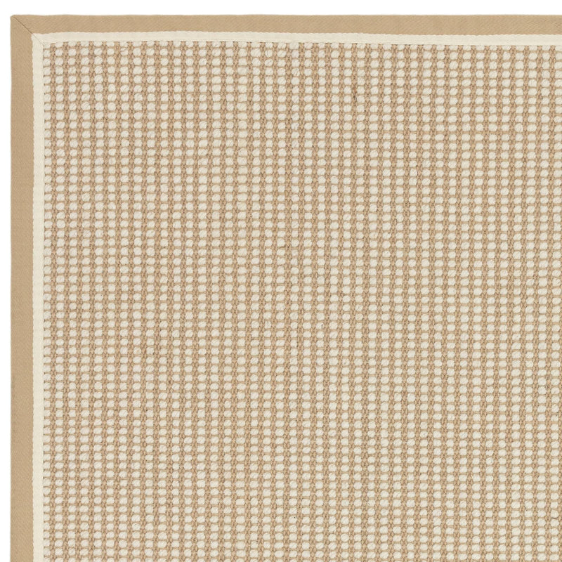Atmacha Home & Living Rug Korra Loop Linen Cream - Beige/Natural - Flatweave Rug