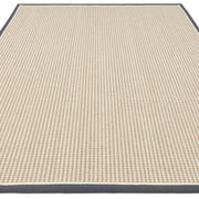 Atmacha Home & Living Rug Korra Loop Slate Cream - Beige/Natural - Flatweave Rug