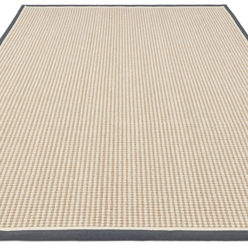 Atmacha Home & Living Rug Korra Loop Slate Cream - Beige/Natural - Flatweave Rug