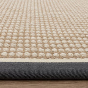 Atmacha Home & Living Rug Korra Loop Slate Cream - Beige/Natural - Flatweave Rug