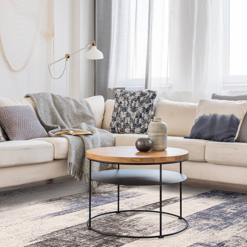 Atmacha Home & Living Rug Kuza Lines Blue - Abstract Rug