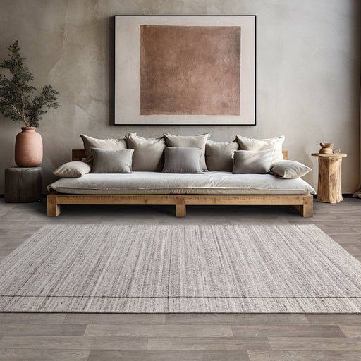 Atmacha Home & Living Rug Larson Grey - Grey/Silver - Boho Rug