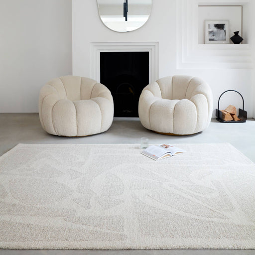 Atmacha Home & Living Rug Loxley Chalk - Grey - Boho Rug