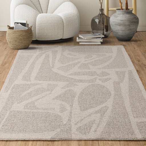 Atmacha Home & Living Rug Loxley Linen - White - Boho Rug