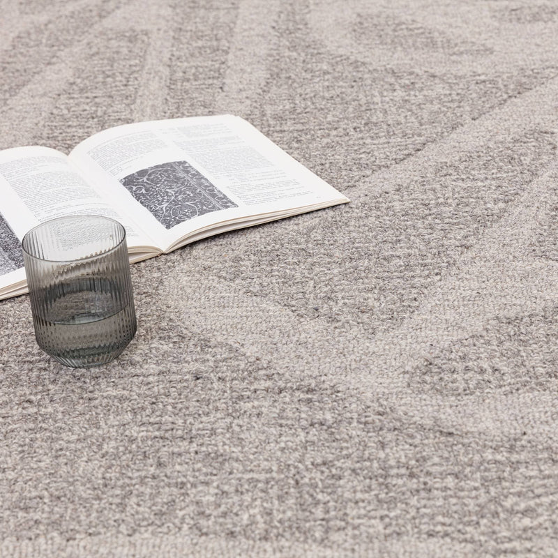 Atmacha Home & Living Rug Loxley Stone Grey - Boho Rug