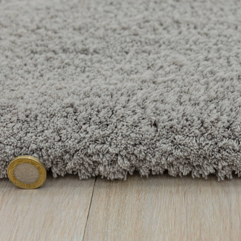 Atmacha Home & Living Rug Lulu Silver - Grey/Silver - Shaggy Rug