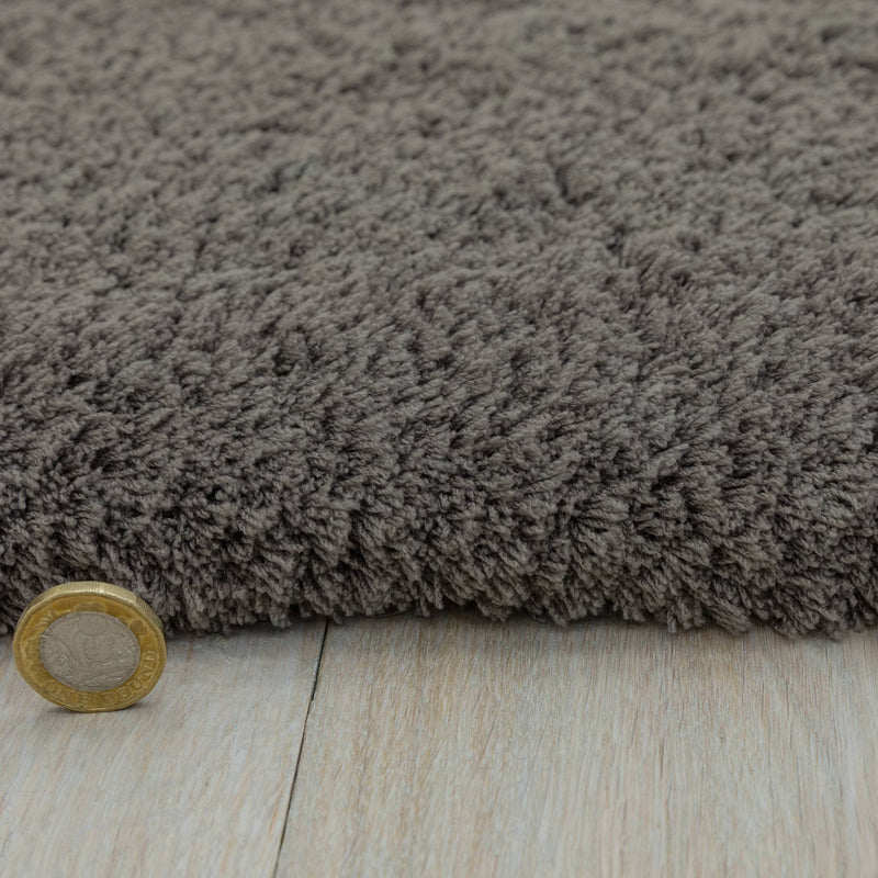 Atmacha Home & Living Rug Lulu Smoke - Grey/Silver - Shaggy Rug
