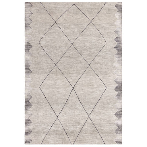 Atmacha Home & Living Rug Mason Diamond Grey - Grey/Silver - Modern Rug