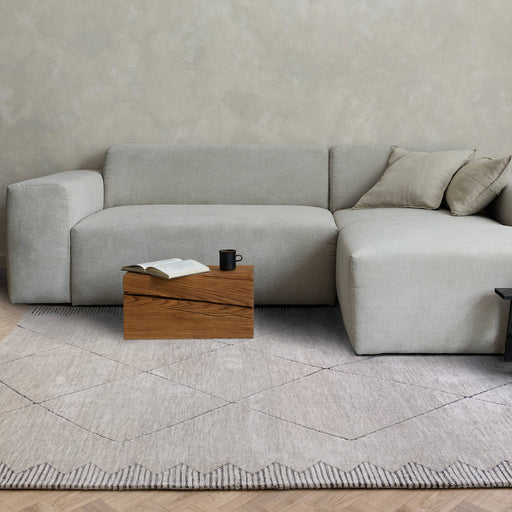Atmacha Home & Living Rug Mason Diamond Grey - Grey/Silver - Modern Rug