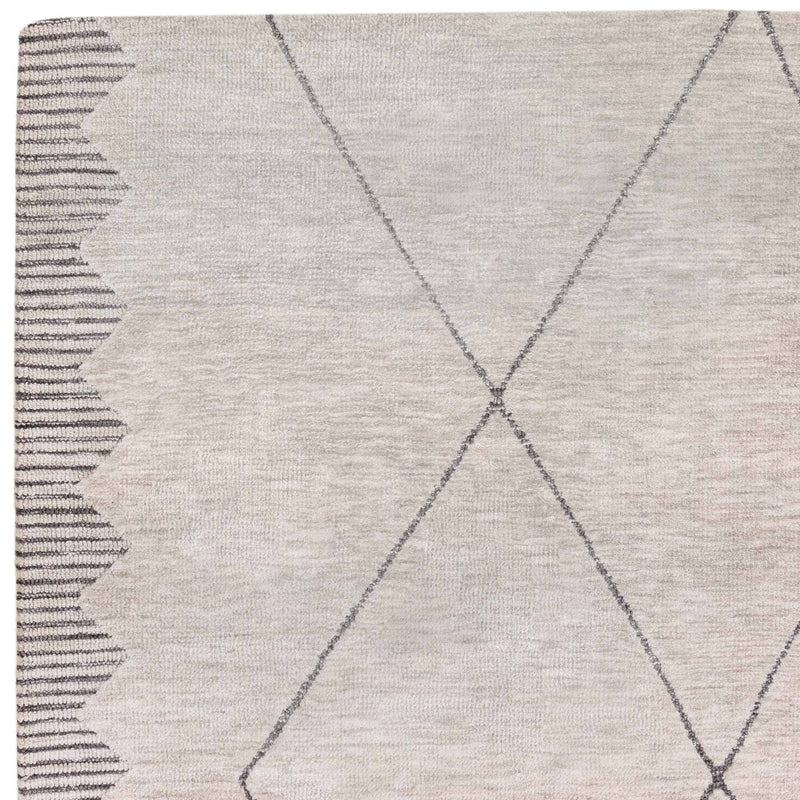 Atmacha Home & Living Rug Mason Diamond Grey - Grey/Silver - Modern Rug