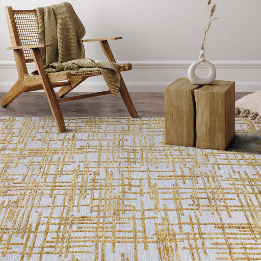 Atmacha Home & Living Rug Mason Draft - Yellow/Gold - Modern Rug