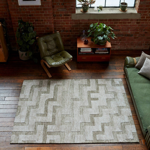 Atmacha Home & Living Rug Mason Maze - Green - Modern Rug