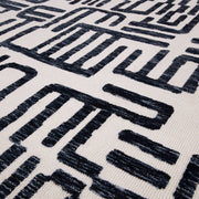 Atmacha Home & Living Rug Mason Script - Blue - Modern Rug