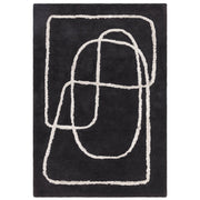 Atmacha Home & Living Rug Matrix Infinity Charcoal - Black - Modern Rug