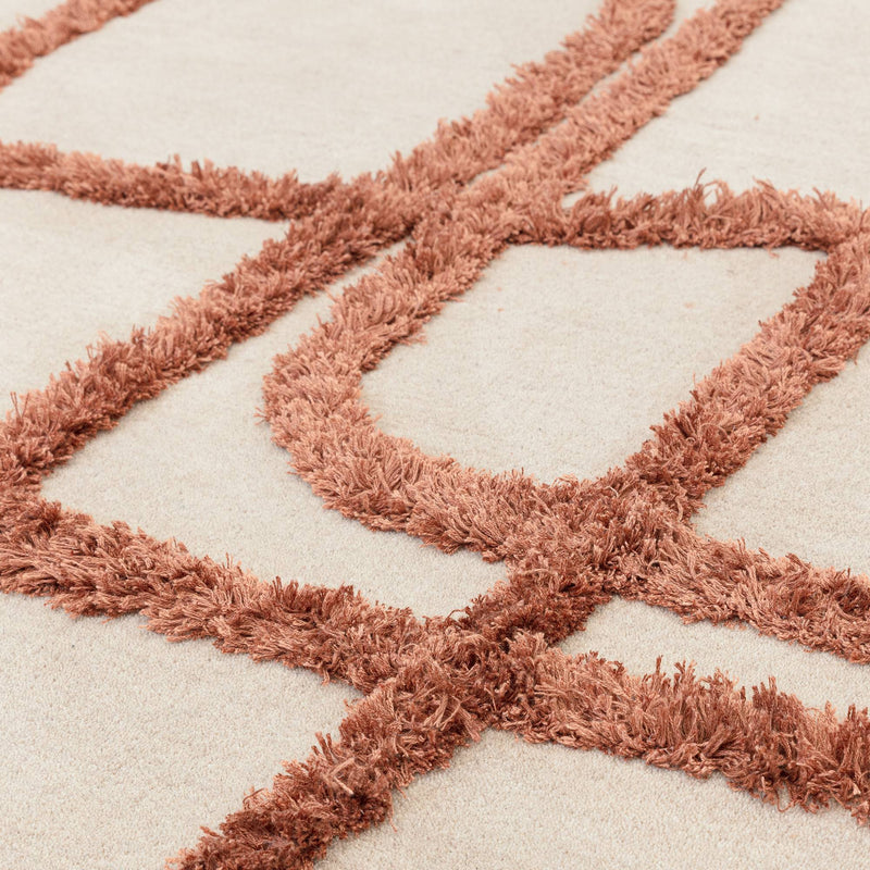 Atmacha Home & Living Rug Matrix Infinity Copper - Brown - Modern Rug