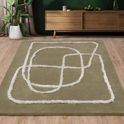 Atmacha Home & Living Rug Matrix Infinity Sage - Green - Modern Rug