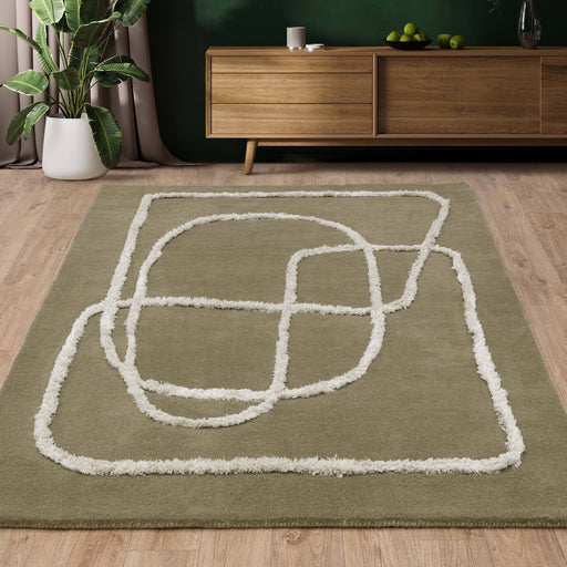 Atmacha Home & Living Rug Matrix Infinity Sage - Green - Modern Rug