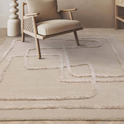 Atmacha Home & Living Rug Matrix Infinity Sand - Beige/Natural - Modern Rug