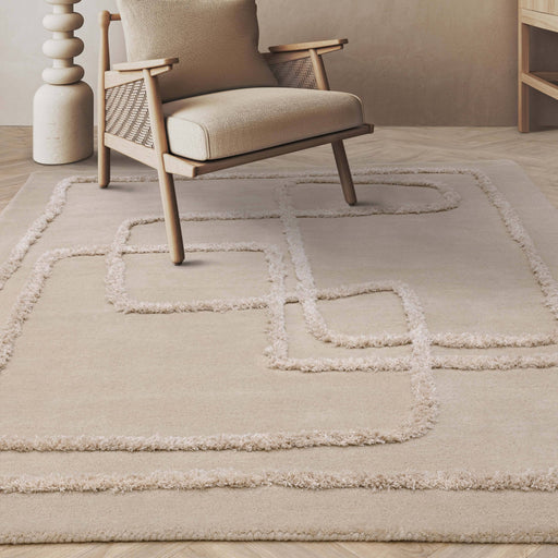 Atmacha Home & Living Rug Matrix Infinity Sand - Beige/Natural - Modern Rug