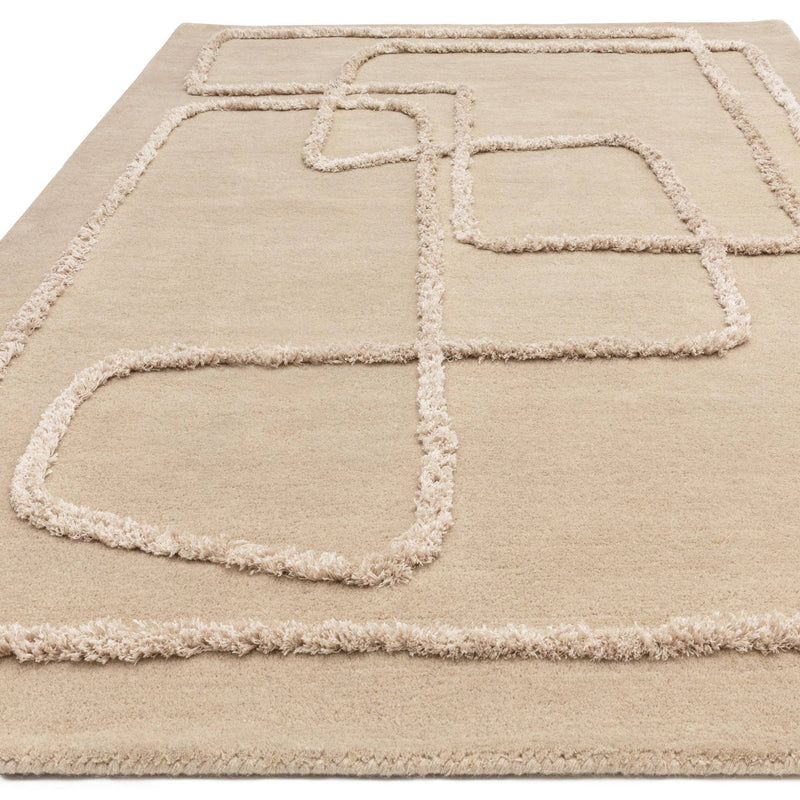 Atmacha Home & Living Rug Matrix Infinity Sand - Beige/Natural - Modern Rug