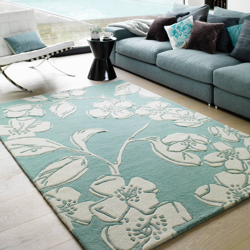 Atmacha Home & Living Rug Matrix MAX12 Devore Blue - Multi - Modern Rug