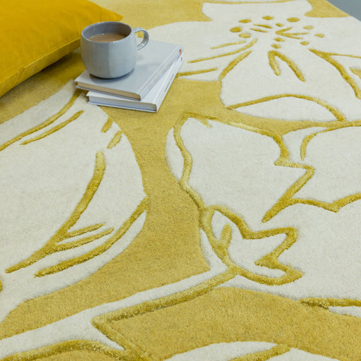 Atmacha Home & Living Rug Matrix MAX15 Devore Yellow - Multi - Modern Rug