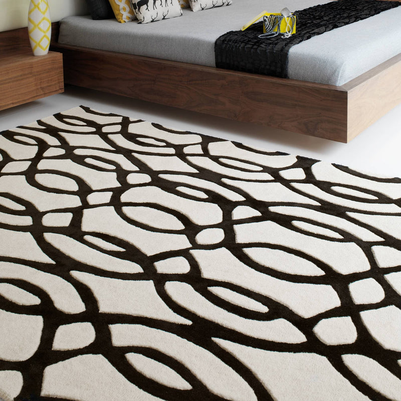 Atmacha Home & Living Rug Matrix MAX35 Wire White - Multi - Modern Rug