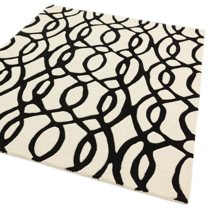 Atmacha Home & Living Rug Matrix MAX35 Wire White - Multi - Modern Rug